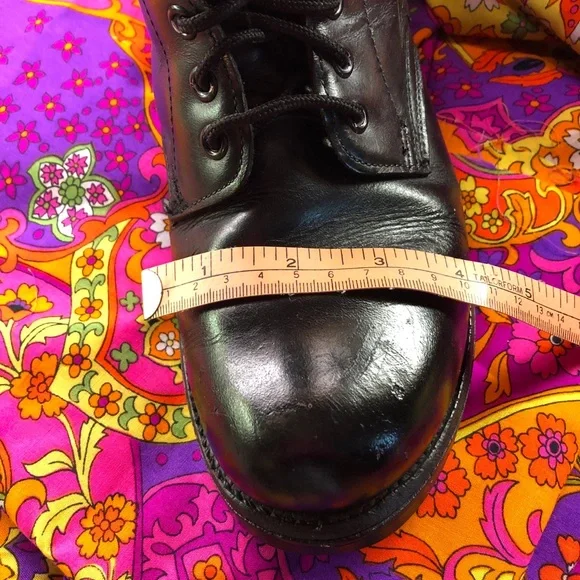 Men's (Unisex) Army Combat Drill 12 Hole Lace Up Boots - Picture 15 of 16